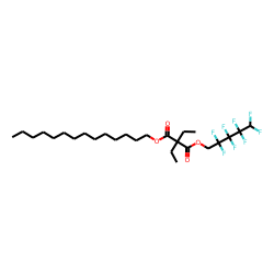 Diethylmalonic acid, 2,2,3,3,4,4,5,5-octafluoropentyl tetradecyl ester