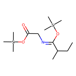 Glycine, N-(2-methylbutanoyl), bis-TMS