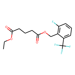 Glutaric acid, ethyl 2-fluoro-6-(trifluoromethyl)benzyl ester