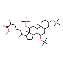 3«alpha»,7«alpha»,12«alpha»-trihydroxy, 5«alpha»-cholestanoate, methyl ester-trimethylsilyl ether