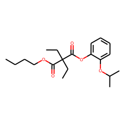 Diethylmalonic acid, butyl 2-isopropoxyphenyl ester