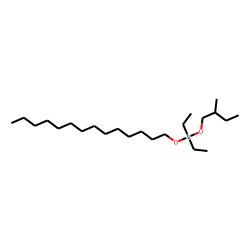 Silane, diethyl(2-methylbutoxy)tetradecyloxy-