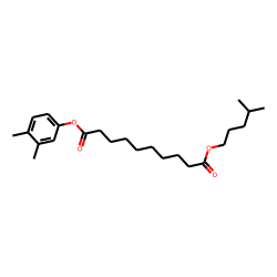 Sebacic acid, 3,4-dimethylphenyl isohexyl ester