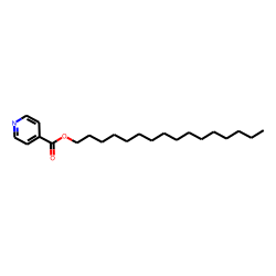 Isonicotinic acid, hexadecyl ester