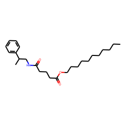 Glutaric acid, monoamide, N-(2-phenylpropyl)-, undecyl ester