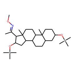 5«alpha»-Pregnane-3«beta», 16«alpha»-diol-20-one, MO TMS