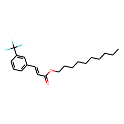 trans-3-(Trifluoromethyl)cinnamic acid, decyl ester