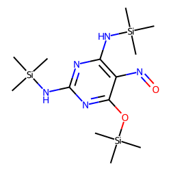 Pyrimidine, 2,6-diamino-4-hydroxy-5-nitroso, TMS