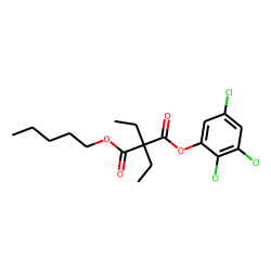 Diethylmalonic acid, pentyl 2,3,5-trichlorophenyl ester