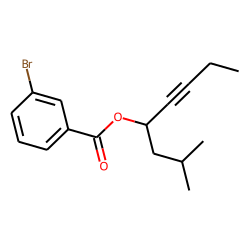 3-Bromobenzoic acid, 2-methyloct-5-yn-4-yl ester
