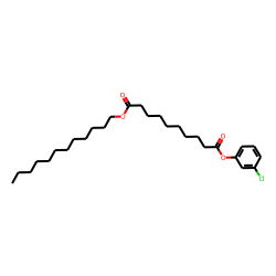 Sebacic acid, 3-chlorophenyl dodecyl ester