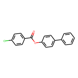 4-Chlorobenzoic acid, 4-biphenyl ester