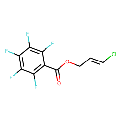Pentafluorobenzoic acid, 3-chloroprop-2-enyl ester