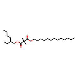 Dimethylmalonic acid, 2-ethylhexyl tridecyl ester