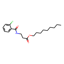 «beta»-Alanine, N-(2-chlorobenzoyl)-, nonyl ester