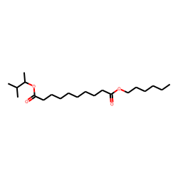 Sebacic acid, hexyl 3-methylbut-2-yl ester