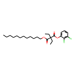 Diethylmalonic acid, 2,3-dichlorophenyl dodecyl ester