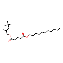 Glutaric acid, 2,4,4-trimethylpentyl undecyl ester