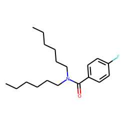 Benzamide, N,N-dihexyl-4-fluoro-