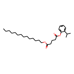 Glutaric acid, 2-isopropylphenyl tetradecyl ester