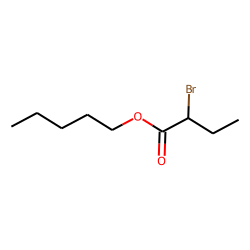 Butanoic acid, 2-bromo-, pentyl ester