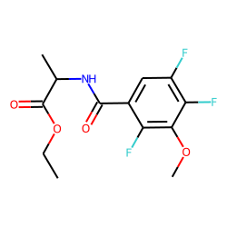 D-Alanine, N-(2,4,5-trifluoro-3-methoxybenzoyl)-, ethyl ester