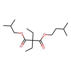 Diethylmalonic acid, isobutyl 3-methylbutyl ester
