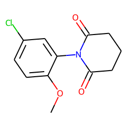 Glutarimide, N-(5-chloro-2-methoxyphenyl)-