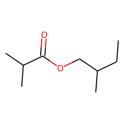 Propanoic acid, 2-methyl-, 2-methylbutyl ester