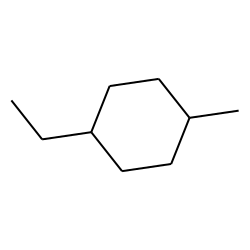 Cyclohexane, 1-ethyl-4-methyl-, trans-
