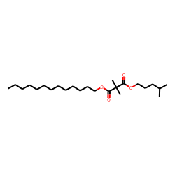 Dimethylmalonic acid, isohexyl tridecyl ester