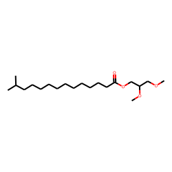 Glycerol, 2,3-dimethyl, 1-(13-methyltetradecanoate)