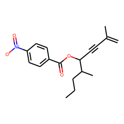 4-Nitrobenzoic acid, 2,6-dimethylnon-1-en-3-yn-5-yl ester
