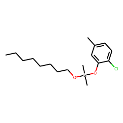 Silane, dimethyl(2-chloro-5-methylphenoxy)octyloxy-