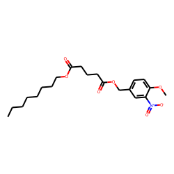 Glutaric acid, 3-nitro-4-methoxybenzyl octyl ester