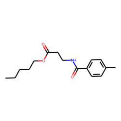 «beta»-Alanine, N-(4-methylbenzoyl)-, pentyl ester