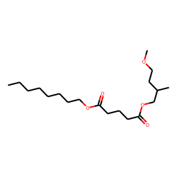 Glutaric acid, 4-methoxy-2-methylbutyl octyl ester