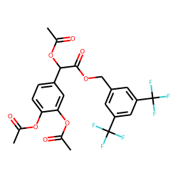 Dihydroxymandelic acid, acetyl, DTFMBz