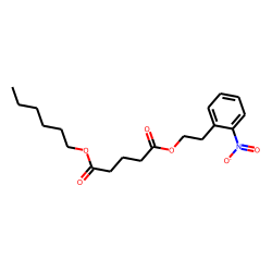Glutaric acid, hexyl 2-(2-nitrophenyl)ethyl ester