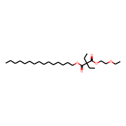 Diethylmalonic acid, 2-ethoxylethyl pentadecyl ester