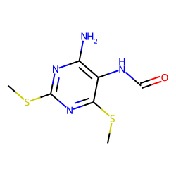 Formamide, n-[4-amino-2,6-bis-(methylthio)-5-pyrimidinyl]-