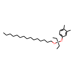 Silane, diethyl(3,4-dimethylphenoxy)pentadecyloxy-