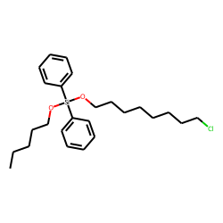 Silane, diphenyl(8-chloroctyloxy)pentyloxy-