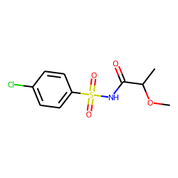 4-Chloro-N-(2-hydroxypropionyl)-benzenesulfonamide, O-methyl-