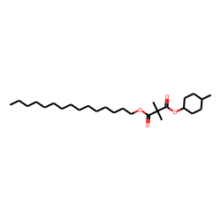 Dimethylmalonic acid, cis-4-methylcyclohexyl pentadecyl ester