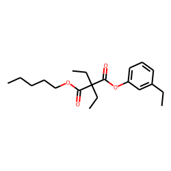 Diethylmalonic acid, 3-ethylphenyl pentyl ester