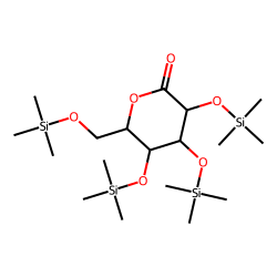 d-(+)-Gluconic acid «delta»-lactone, tetrakis(trimethylsilyl) ether