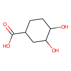 Cyclohexanecarboxylic acid, 3,4-dihydroxy-, cis-3,cis-4