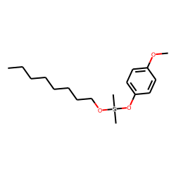 Silane, dimethyl(4-methoxyphenoxy)octyloxy-