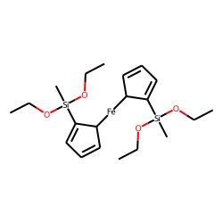1,1'-Bis-(methyl diethoxysilyl) ferrocene